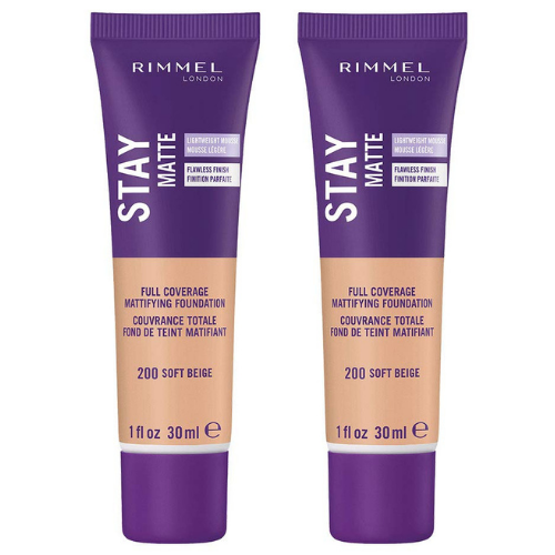 2-Pack Rimmel Stay Matte Liquid Foundation Soft Beige as low as $3.55 Shipped Free (Reg. $5) – FAB Ratings! 9.7K+ 4.5/5 Stars! | $1.78 each!