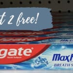 Get 2 FREE Tubes of Colgate Toothpaste at Walgreens