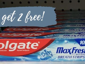 Get 2 FREE Tubes of Colgate Toothpaste at Walgreens