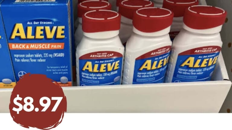 Aleve Coupon | 90-ct. Bottles for $8.97 at Publix