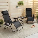 2-Pack Amazon Basics Reclining Chair Set $102.49 Shipped Free (Reg. $140) | $51.25 each! FAB Ratings! 5K+ 4.7/5 Stars! Includes Side Table, 2 Pillows, & 2 Cup Holders