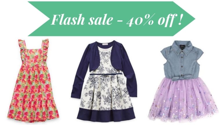 JCPenney | Girls’ Dresses 40% Off Flash Sale