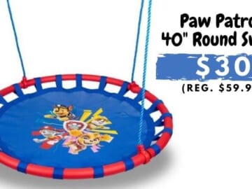 paw patrol round swing