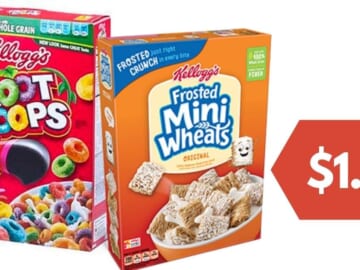 Get $1.49 Kellogg’s Cereal at Kroger This Week