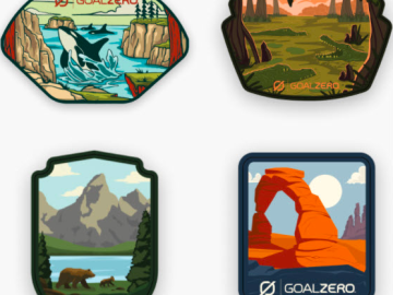 Free Goal Zero National Park Sticker Pack