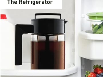 Takeya Patented Deluxe 1-Quart Cold Brew Coffee Maker $21.98 (Reg. $28) – FAB Ratings! 53K+ 4.7/5 stars! Makes 4 Servings