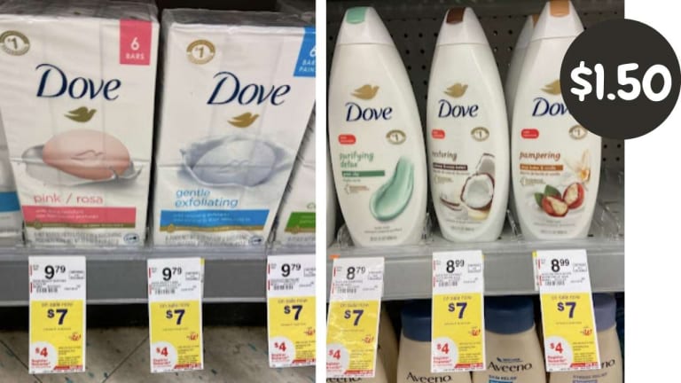 $1.50 Dove Body Wash & Bar Soap (reg. $7) | Walgreens Deal