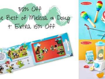 Melissa & Doug | 35% Off + Extra 15% Off