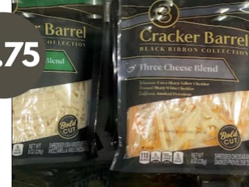 Cracker Barrel Ibotta Rebate | Shredded Cheese for $1.75 at Publix