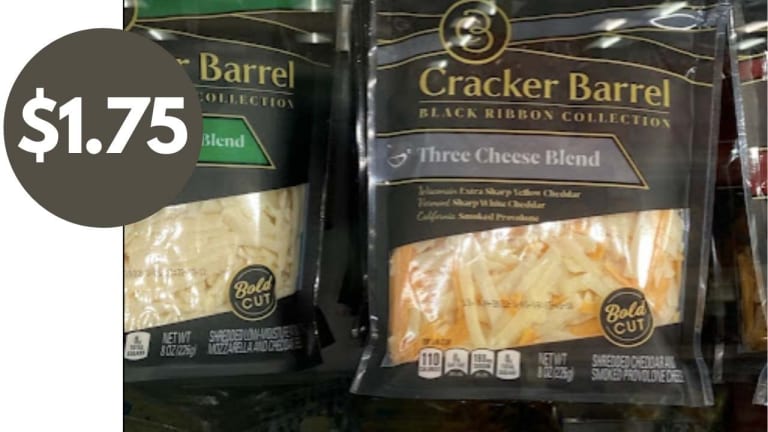 Cracker Barrel Ibotta Rebate | Shredded Cheese for $1.75 at Publix