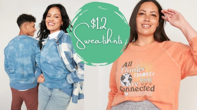 Old Navy | $12 Sweatshirts For Everyone