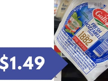 Galbani Cheese Deal = 8 oz. Mozzarella for $1.49