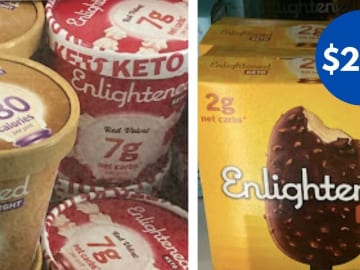 $2.49 Enlightened Keto Ice Cream Bars or Pints