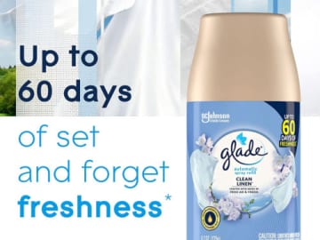 3 Count Glade Air Freshener Automatic Spray Refills from $10.10 (Reg. $13.47) – $3.37/ 6.2 Oz Refill