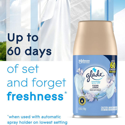 3 Count Glade Air Freshener Automatic Spray Refills from $10.10 (Reg. $13.47) – $3.37/ 6.2 Oz Refill