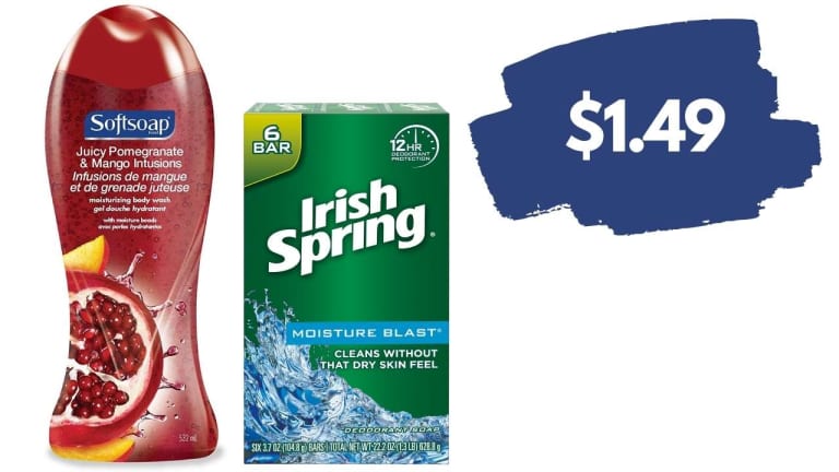 Softsoap & Irish Spring Deals at Walgreens | $1.49 Body Wash & 6-ct. Bar Soap