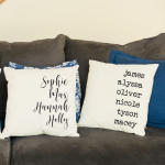 Personalized Throw Pillow Covers only $9.99 shipped!