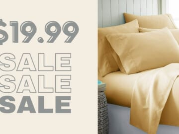 6-Piece Sheet Sets In Any Size For $19.99