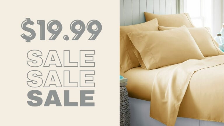 6-Piece Sheet Sets In Any Size For $19.99