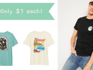 Old Navy | $7 Graphic Tees for Men