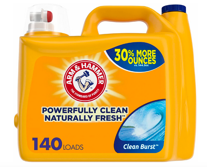 Arm & Hammer Liquid Laundry Detergent, 140 loads only $10.42 shipped!