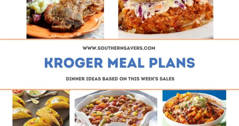 kroger meal plans 4/27