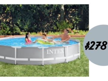 Intex Above Ground Pool Set with Filter for $278.99 Shipped