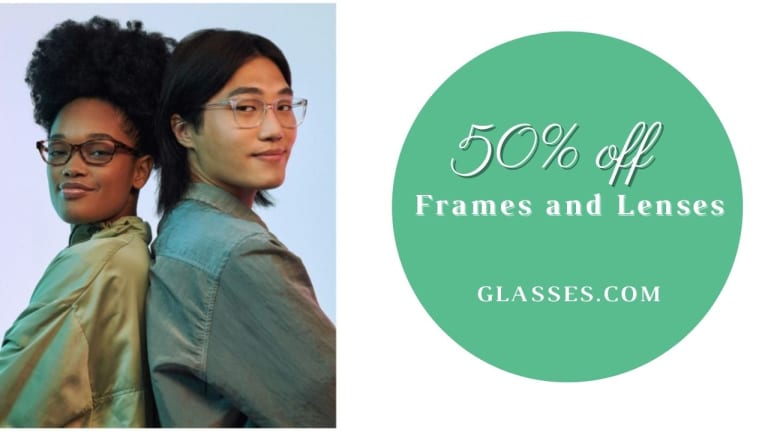 Glasses.com | 50% Off Frames & Lenses