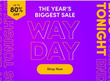 Wayfair’s Biggest Sale | Up To 80% Off