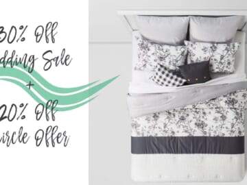 Target Bedding Sale + 20% Off Circle Offer