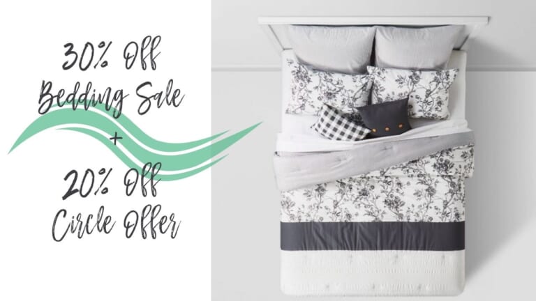 Target Bedding Sale + 20% Off Circle Offer