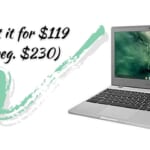 Samsung Chromebook 4 | $119 On Amazon