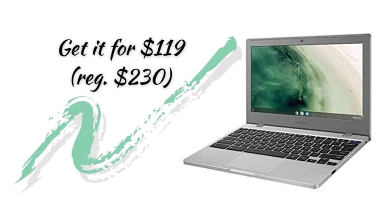 Samsung Chromebook 4 | $119 On Amazon