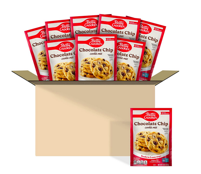 Betty Crocker Baking Mix, Chocolate Chip Cookie Mix (Pack of 9) only $6.95 shipped!