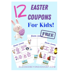 Free Printable Easter Coupons for Kids