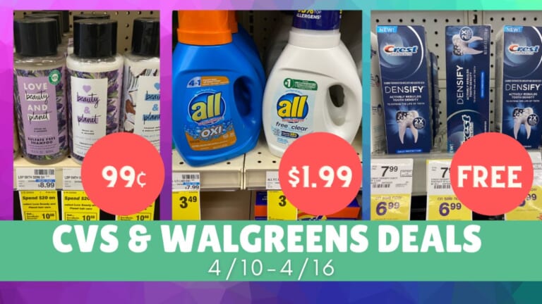 Video: Top CVS & Walgreens Deals 4/10-4/16