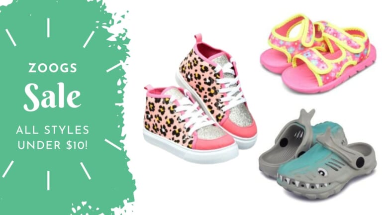 ZOOGS Kids’ Shoes For Only $7.99 (reg. $25)