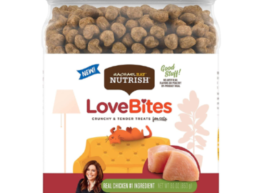 Rachael Ray Love Bites Chicken Flavored Cat Treats, 30 Oz Jar as low as $14.39 Shipped Free (Reg. $16)