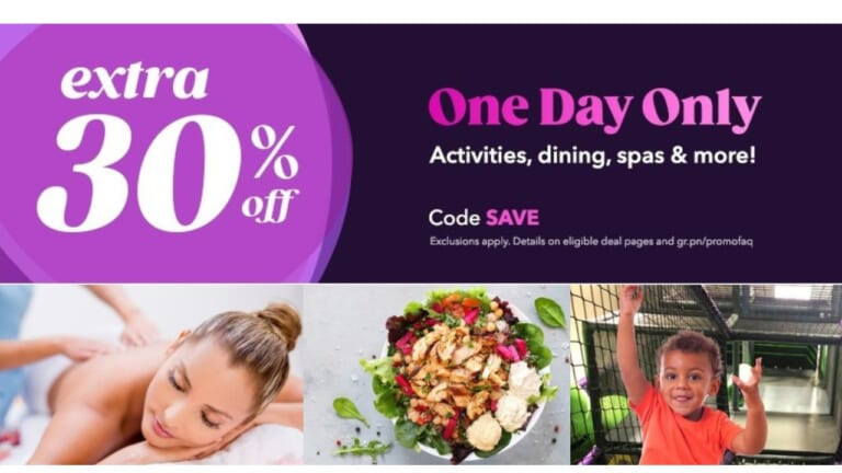 Groupon | 30% Off Local Dining, Activities & More!