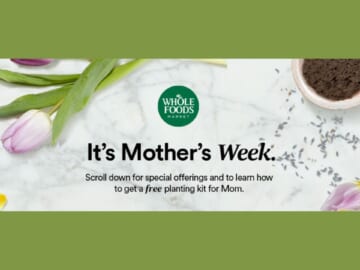 Free Planting Kit At Whole Foods On 5/7