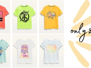 Old Navy | $4 Graphic Tees For Kids & Baby