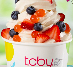 Free TCBY frozen yogurt for moms on May 8th!