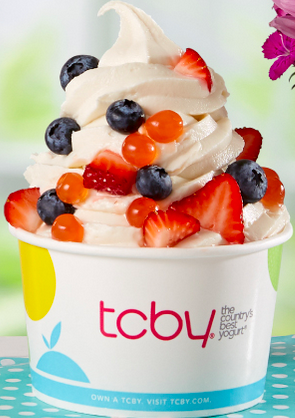 Free TCBY frozen yogurt for moms on May 8th!