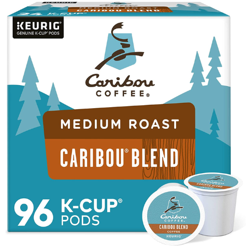 96-Count Caribou Blend Medium Roast Coffee K-Cups as low as $30.18 Shipped Free (Reg. $40) – 17K+ FAB Ratings! | $0.31 per Pod!