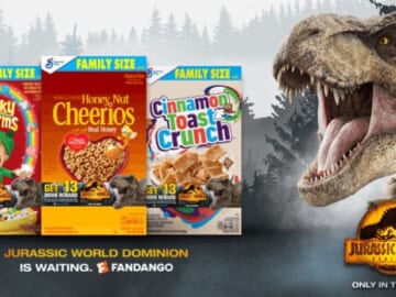 Free Movie Ticket With Purchase of (3) General Mills Cereals