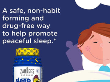 50-Count Zarbee’s Kids’ Melatonin Gummies as low as $6.68 Shipped Free (Reg. $14) – 39K+ FAB Ratings! $0.19/ gummy