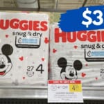 Publix Stacking Deal | $3.89 Huggies Snug & Dry Diapers