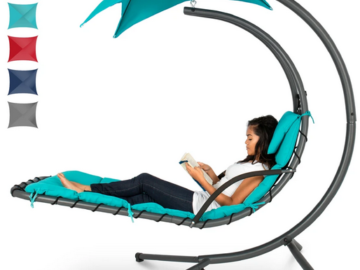 Hanging Curved Chaise Lounge Chair only $199.99 shipped (Reg. $280!)