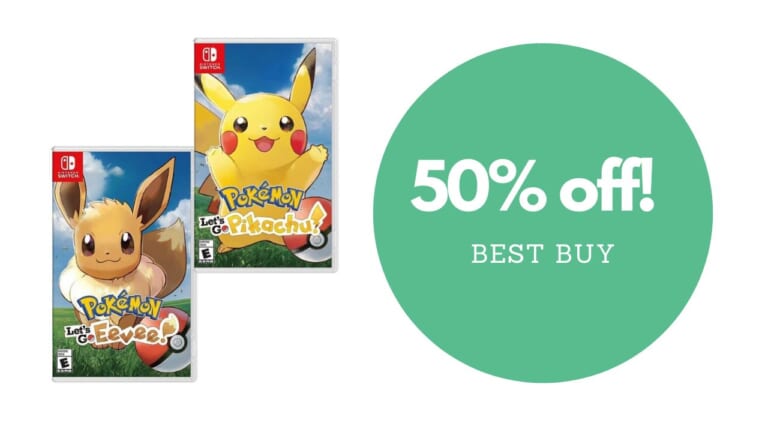 Nintendo Switch Let’s Go Pokémon Games $30 (reg. $60)