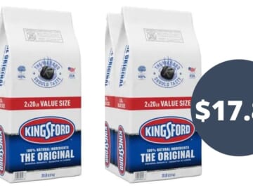 Kingsford Original Grilling Briquettes 2-Pack for $17.88